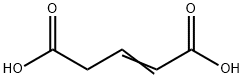 Pent-2-ene-1,5-dioic acid Structural