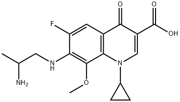 7-[(2-Aminopropyl)amino]-1-cyclopropyl-6-fluoro-1,4-dihydro-8-methoxy-4-oxo-3-quinolinecarboxylic Acid