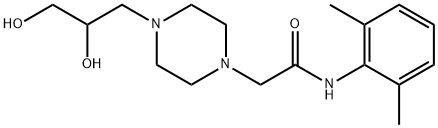 O-Desaryl Ranolazine Structural