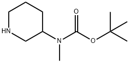 3-N-BOC-3-(METHYLAMINO)PIPERIDINE Structural