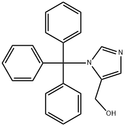 5-HYDROXYLMETHYL-1-N-TRITYL-IMIDAZOLE
 Structural