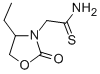 3-Oxazolidineethanethioamide, 4-ethyl-2-oxo- Structural