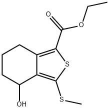 ETHYL 4-HYDROXY-3-(METHYLTHIO)-4,5,6,7-TETRAHYDROBENZO[C]THIOPHENE-1-CARBOXYLATE