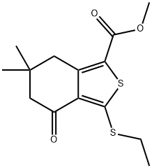 METHYL 3-(ETHYLTHIO)-6,6-DIMETHYL-4-OXO-4,5,6,7-TETRAHYDROBENZO[C]THIOPHENE-1-CARBOXYLATE