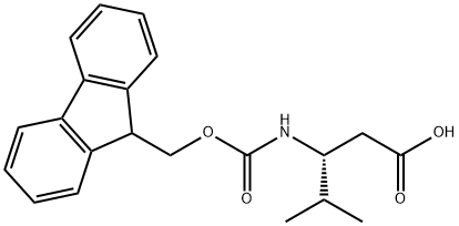 Fmoc-L-beta-homovaline Structural