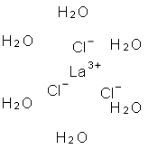 LANTHANUM CHLORIDE, HEXAHYDRATE Structural