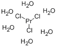 Praseodymium(III) chloride hexahydrate Structural