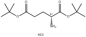 H-D-GLU(OTBU)-OTBU HCL Structural