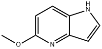 5-METHOXY-1H-PYRROLO[3,2-B]PYRIDINE Structural