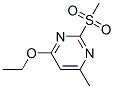 Pyrimidine, 4-ethoxy-6-methyl-2-(methylsulfonyl)- (9CI) Structural