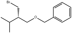 1-(((S)-2-(Bromomethyl)-3-methylbutoxy)methyl)benzene Structural