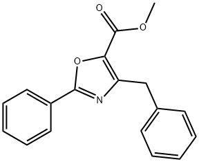 METHYL 4-BENZYL-2-PHENYLOXAZOLE-5-CARBOXYLATE