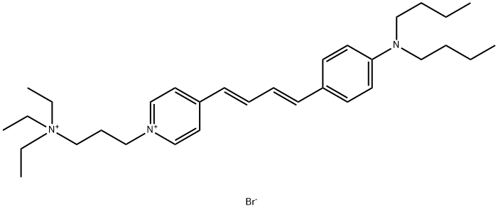 4-((1E,3E)-4-[4-(DIBUTYLAMINO)PHENYL]-1,3-BUTADIENYL)-1-[3-(TRIETHYLAMMONIO)PROPYL]PYRIDINIUM DIBROMIDE