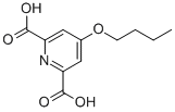 4-Butoxy-2,6-pyridinedicarboxylic acid Structural