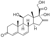 Isoprednidene Structural