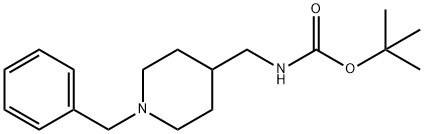 TERT-BUTYL N-[(1-BENZYL-4-PIPERIDINYL)METHYL]CARBAMATE Structural