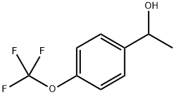 1-[4-(TRIFLUOROMETHOXY)PHENYL]ETHAN-1-OL Structural