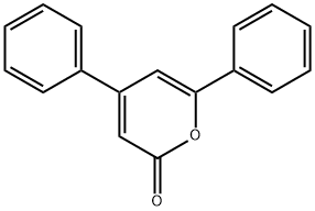 4,6-DIPHENYL-2-PYRONE Structural