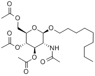 NONYL-2-ACETAMIDO-3,4,6-TRI-O-ACETYL-2-DEOXY-BETA-D-GLUCOPYRANOSIDE Structural