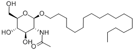 OCTADECYL-2-ACETAMIDO-2-DEOXY-BETA-D-GLUCOPYRANOSIDE Structural