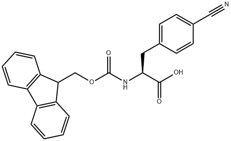 FMOC-L-4-CYANOPHENYLALANINE Structural