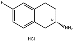 (S)-6-FLUORO-1,2,3,4-TETRAHYDRO-NAPHTHALEN-2-YL-AMINE HCL Structural