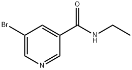 5-Bromo-N-ethylnicotinamide Structural