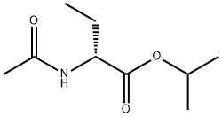 Butanoic  acid,  2-(acetylamino)-,  1-methylethyl  ester,  (R)-  (9CI) Structural