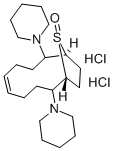 2,9-Dipiperidino-13-thiabicyclo(8.2.1)tridec-5-ene 13-oxide dihydrochl oride Structural