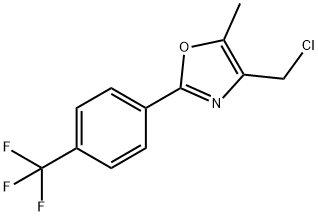 4-(CHLOROMETHYL)-5-METHYL-2-(4-(TRIFLUOROMETHYL)PHENYL)OXAZOLE