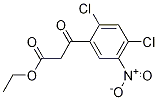 Ethyl 3-(2,4-dichloro-5-nitrophenyl)-3-oxopropanoate Structural