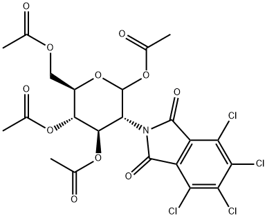 2-DEOXY-2-(TETRACHLOROPHTHALIMIDO)-D- Structural