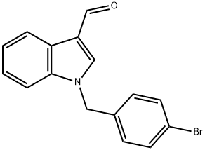 1-(4-BROMO-BENZYL)-1H-INDOLE-3-CARBALDEHYDE Structural