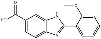 2-(2-Methoxyphenyl)-1H-benzimidazole-5-carboxylic acid Structural