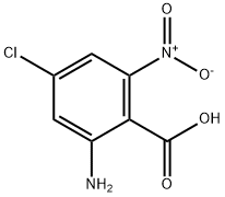 2-AMINO-4-CHLORO-6-NITROBENZOIC ACID Structural