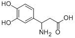 3-AMINO-3-(3,4-DIHYDROXY-PHENYL)-PROPIONIC ACID Structural