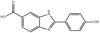 2-(4-HYDROXY-PHENYL)-3H-BENZOIMIDAZOLE-5-CARBOXYLIC ACID Structural