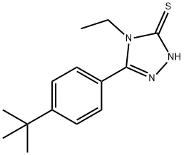 5-(4-TERT-BUTYLPHENYL)-4-ETHYL-4H-1,2,4-TRIAZOLE-3-THIOL