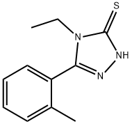 4-ETHYL-5-(2-METHYLPHENYL)-4H-1,2,4-TRIAZOLE-3-THIOL Structural