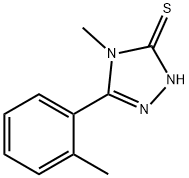 4-METHYL-5-(2-METHYLPHENYL)-4H-1,2,4-TRIAZOLE-3-THIOL Structural