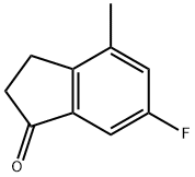 6-FLUORO-4-METHYLINDAN-1-ONE Structural