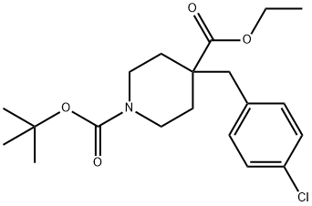 Ethyl N-Boc-4-(4-chlorobenzyl)piperidine-4-carboxylate