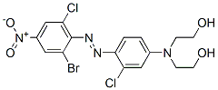 2,2'-[[4-[(2-bromo-6-chloro-4-nitrophenyl)azo]-3-chlorophenyl]imino]bisethanol  