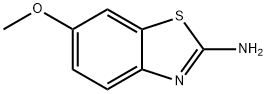 2-Amino-6-methoxybenzothiazole Structural Picture
