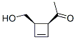 Ethanone, 1-[4-(hydroxymethyl)-2-cyclobuten-1-yl]-, cis- (9CI) Structural