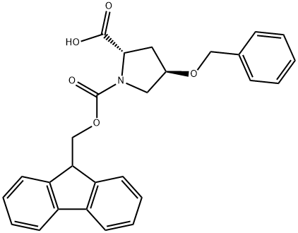 FMOC-HYP(BZL)-OH Structural