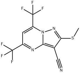 5,7-BIS(TRIFLUOROMETHYL)-3-CYANO-2-(METHYLTHIO)PYRAZOLO[1,5-A]PYRIMIDINE