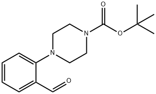 1-Boc-4-(2-formylphenyl)piperazine Structural