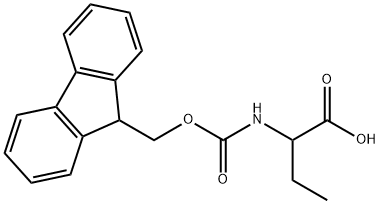 FMOC-DL-2-AMINOBUTYRIC ACID Structural