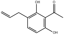 1-(3-ALLYL-2,6-DIHYDROXYPHENYL)ETHAN-1-ONE Structural